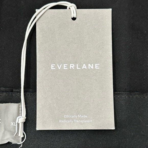 NEW EVERLANE The Easy Pant Pull On Elastic Waist in Black Size XL - Picture 6 of 7